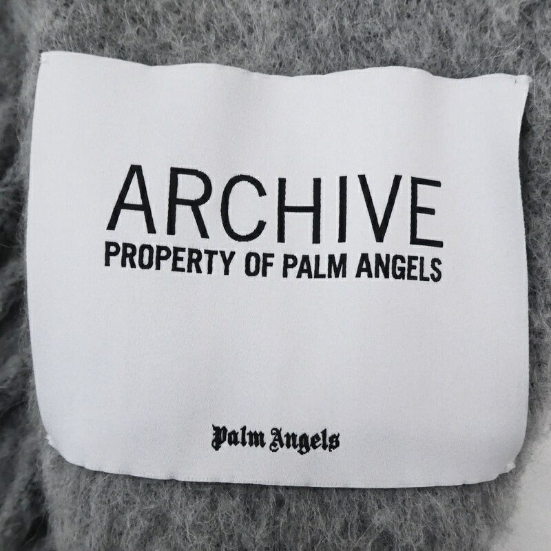 【中古】Palm Angels | パームエンジェルス Fringed Shirt Jacket Melange Grey その他アウター PWEA052F21FAB0010810 グレー サイズ:38