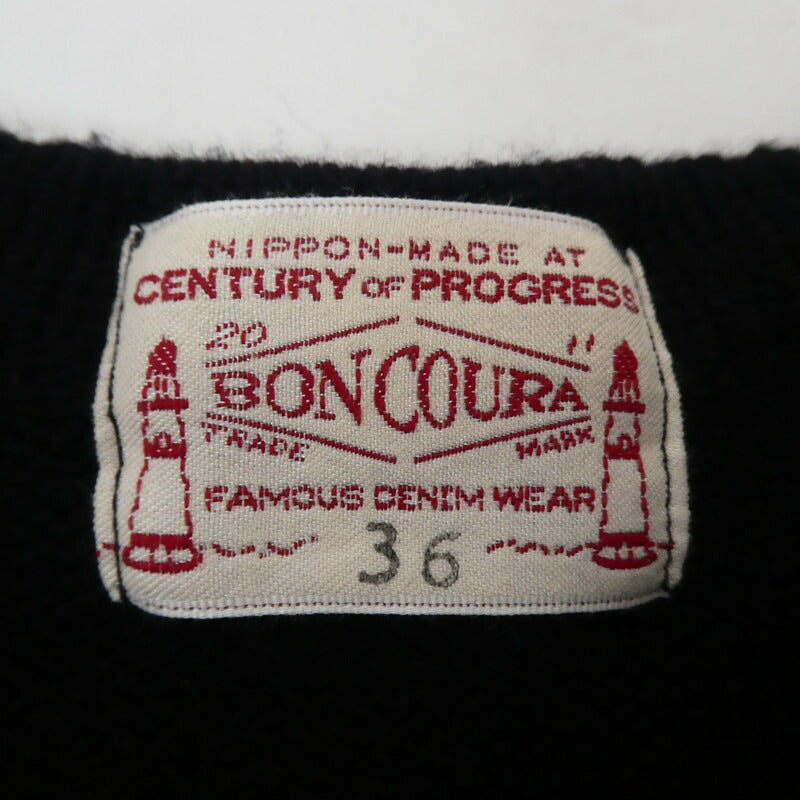 【中古】BONCOURA | ボンクラ B-sweater ニット ブラック サイズ:36