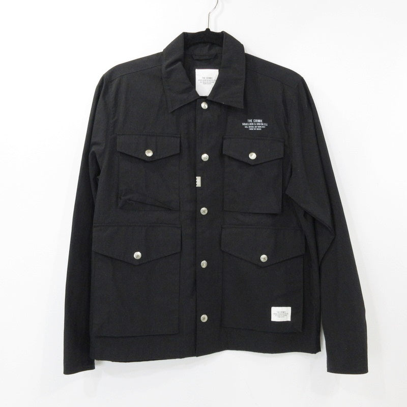 【中古】CRIMIE | クライミー ミリタリージャケット ブラック