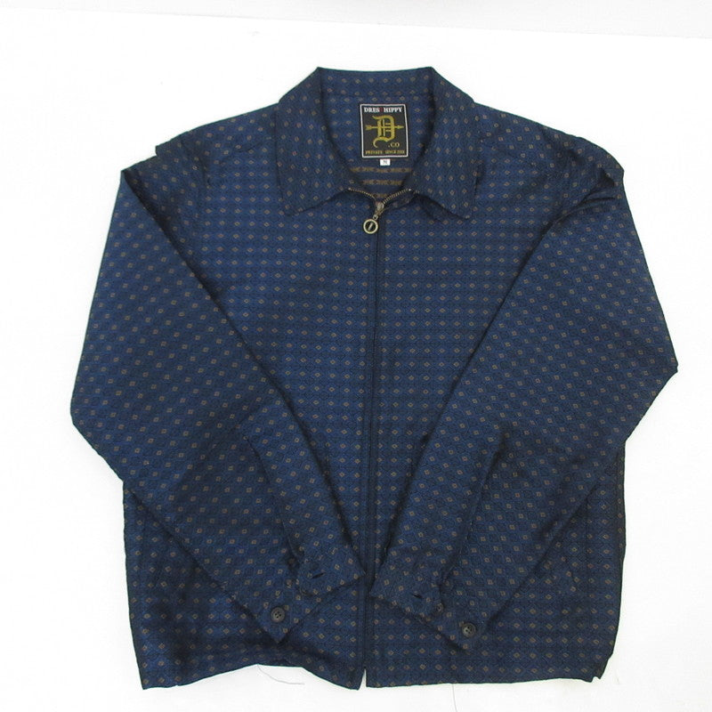 【中古】DRESS HIPPY | ドレスヒッピー MILES JACKET スイングトップ ネイビー