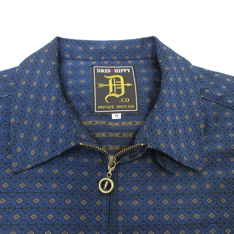 【中古】DRESS HIPPY | ドレスヒッピー MILES JACKET スイングトップ ネイビー