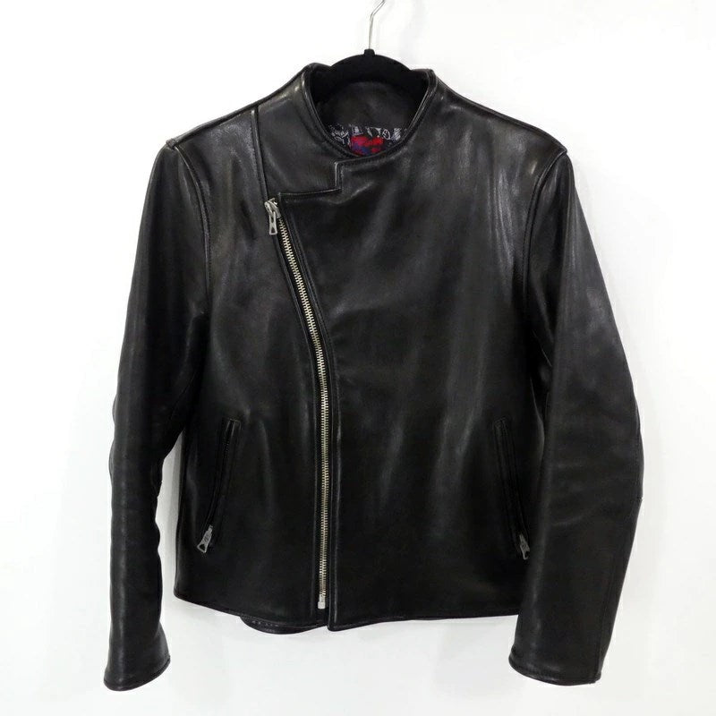 【中古】BRU NA BOINNE | ブルーナボイン アランジャケット レザー 5080 ブラック サイズ:1