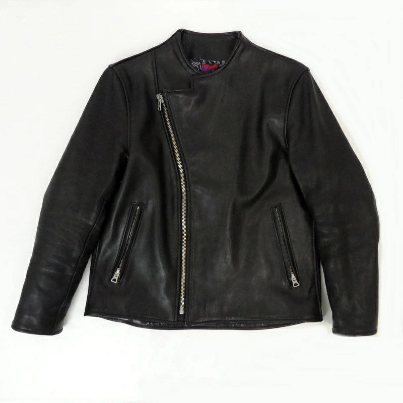 【中古】BRU NA BOINNE | ブルーナボイン アランジャケット レザー 5080 ブラック サイズ:1