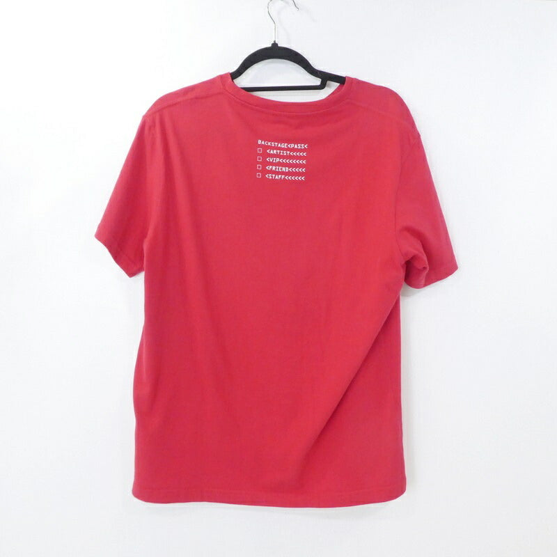 【中古】MONCLER | モンクレール 半袖Tシャツ レッド