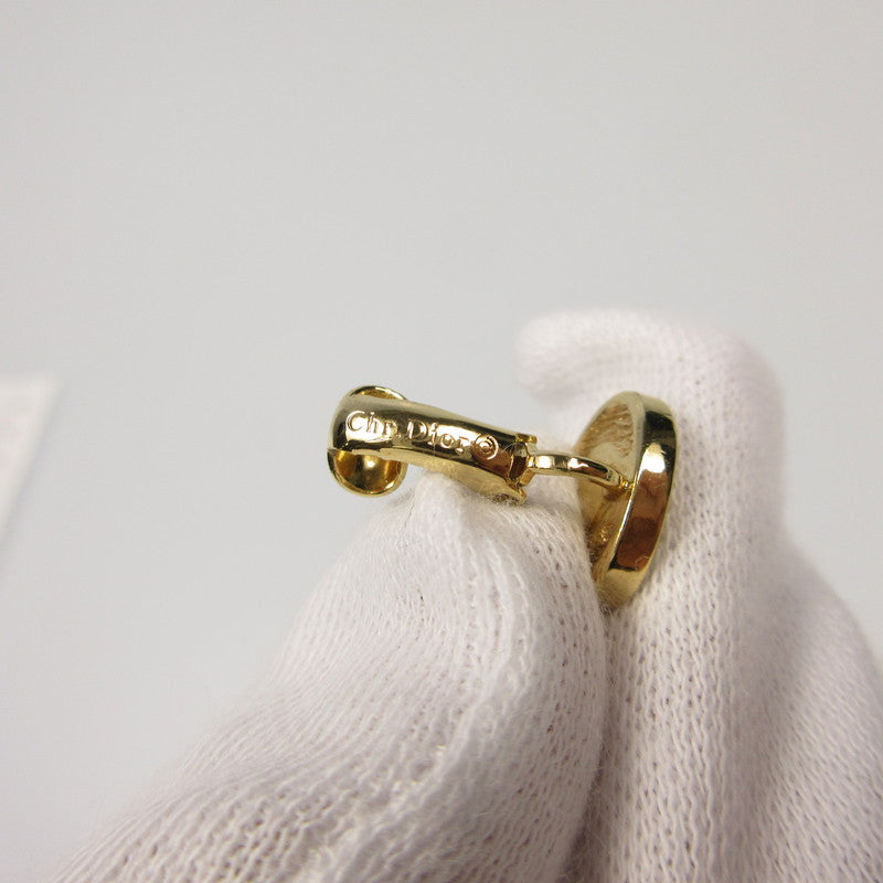 【中古】Christian Dior | クリスチャンディオール ラインストーン付きしずくモチーフ イヤリング