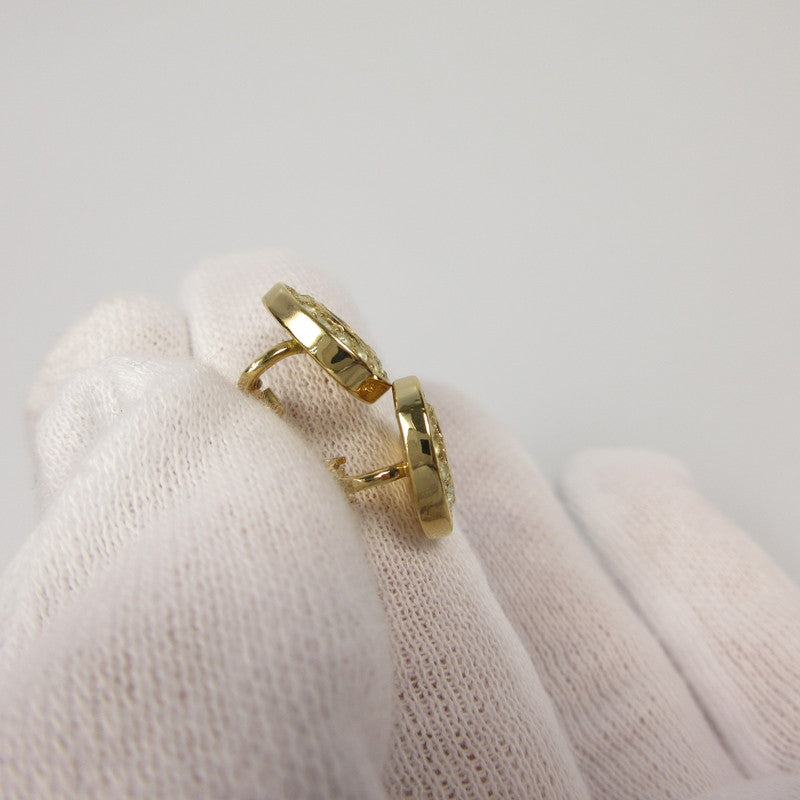 【中古】Christian Dior | クリスチャンディオール ラインストーン付きしずくモチーフ イヤリング