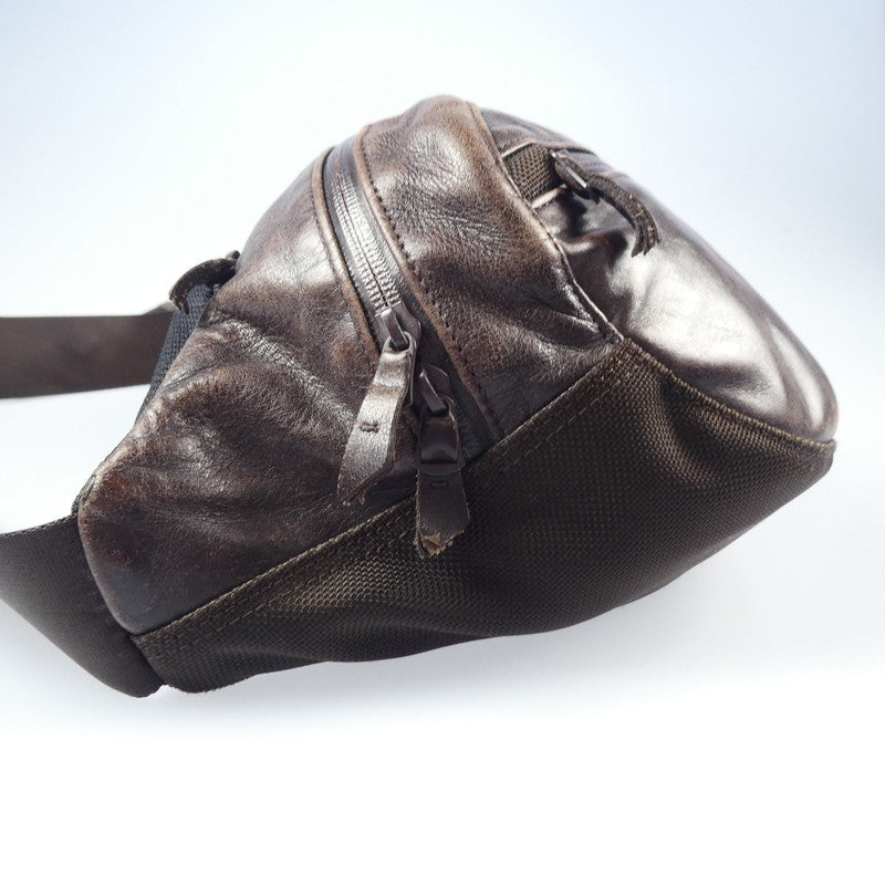 【中古】PORTER | ポーター ZOOM ウエストバッグ 107-04896 ブラウン