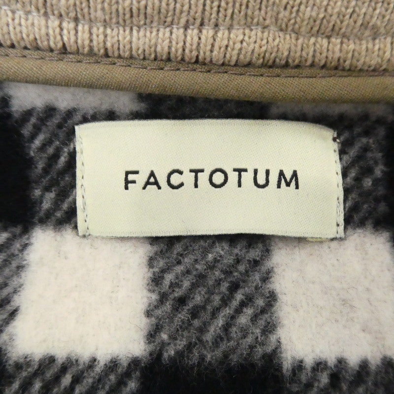 【中古】FACTOTUM | ファクトタム その他アウター ベージュ
