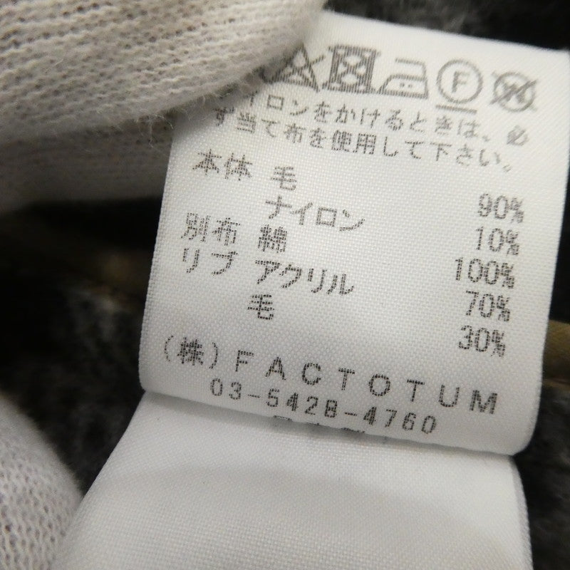 【中古】FACTOTUM | ファクトタム その他アウター ベージュ