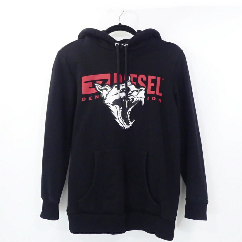 【中古】DIESEL | ディーゼル S-GIR-HOOD-BX1 パーカー 00S02W0EAXH ブラック サイズ:XS