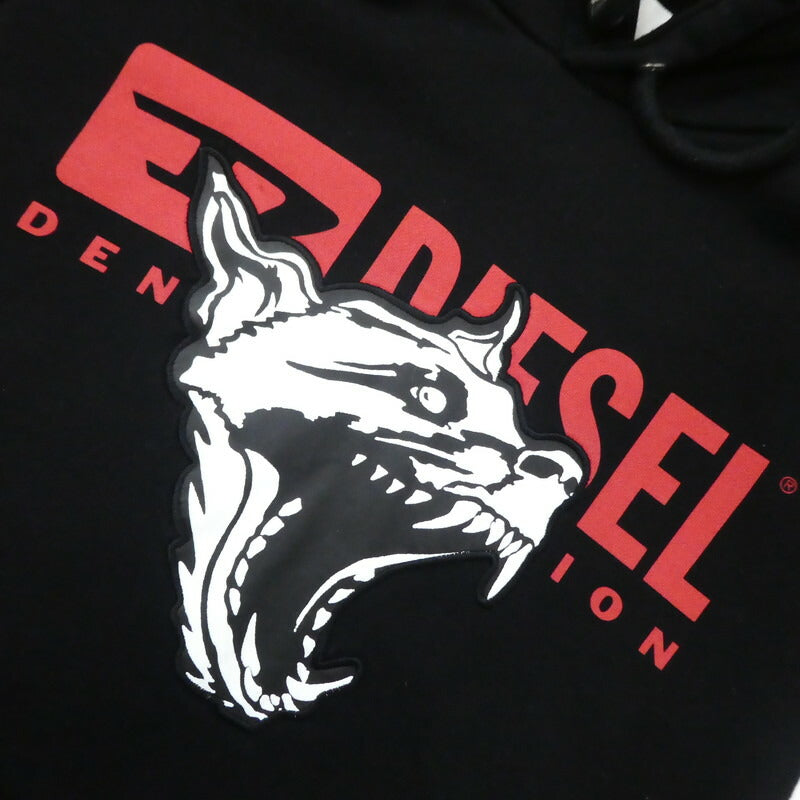 【中古】DIESEL | ディーゼル S-GIR-HOOD-BX1 パーカー 00S02W0EAXH ブラック サイズ:XS