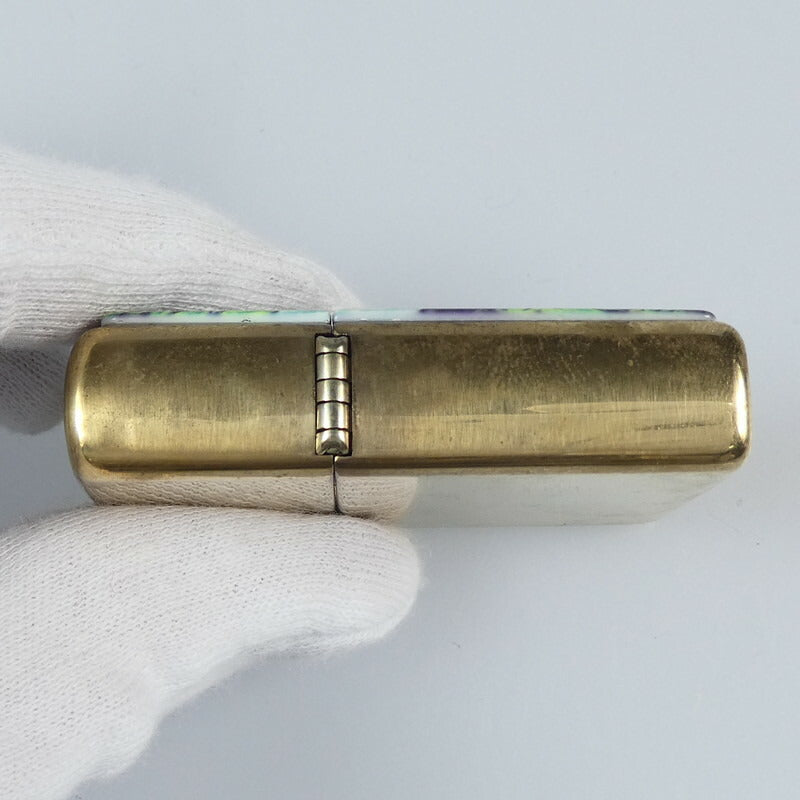 【中古】ZIPPO | ジッポ MYSTERIES OF THE FOREST ライター ゴールド