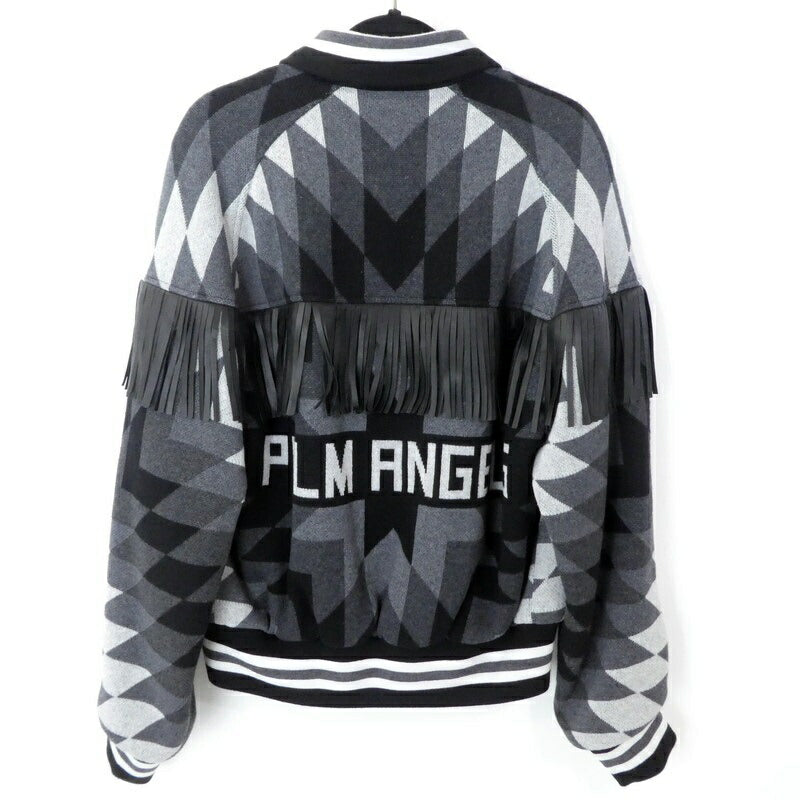 【中古】Palm Angels | パームエンジェルス Arizona Fringed Bomber Jacket ミリタリーコート