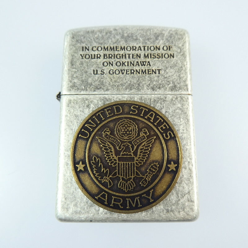 【中古】ZIPPO | ジッポ U.S.ARMY ライター シルバー