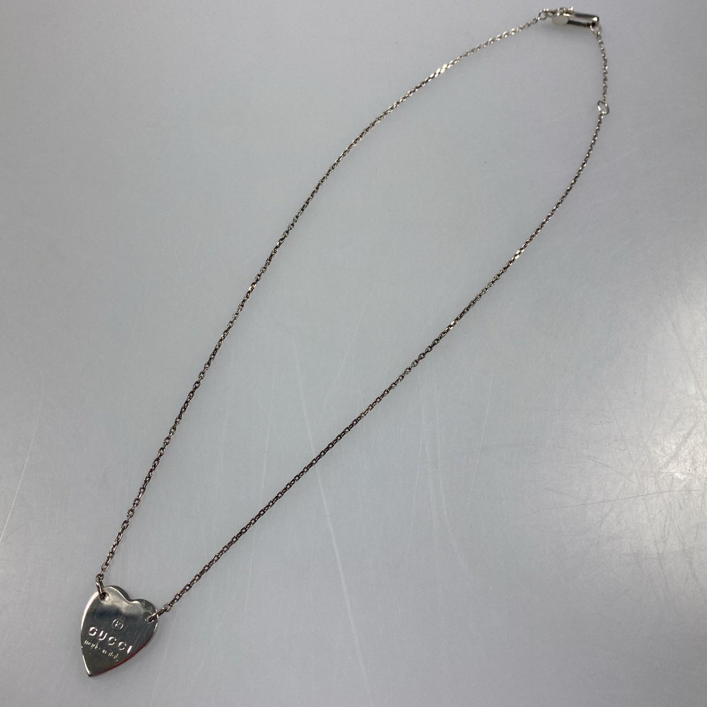 【中古】GUCCI | グッチ トレードマークハート ネックレス 223512