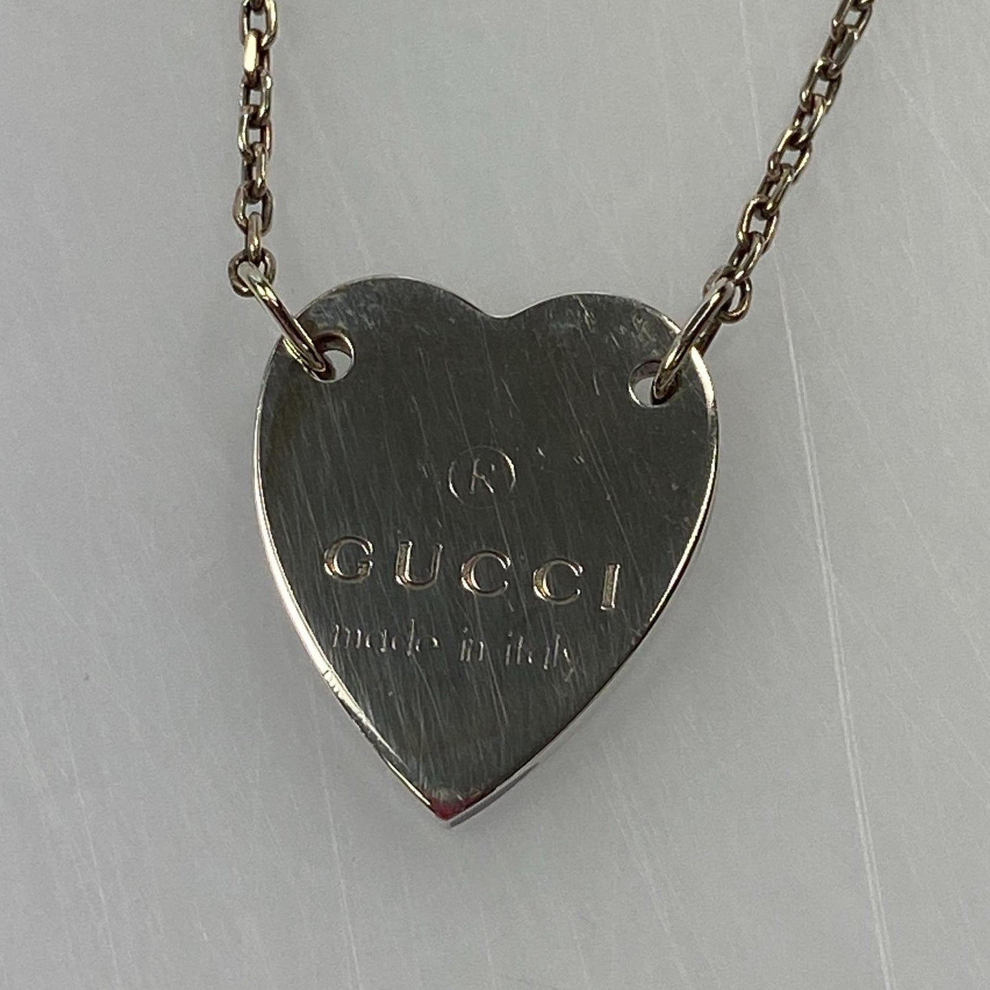 【中古】GUCCI | グッチ トレードマークハート ネックレス 223512
