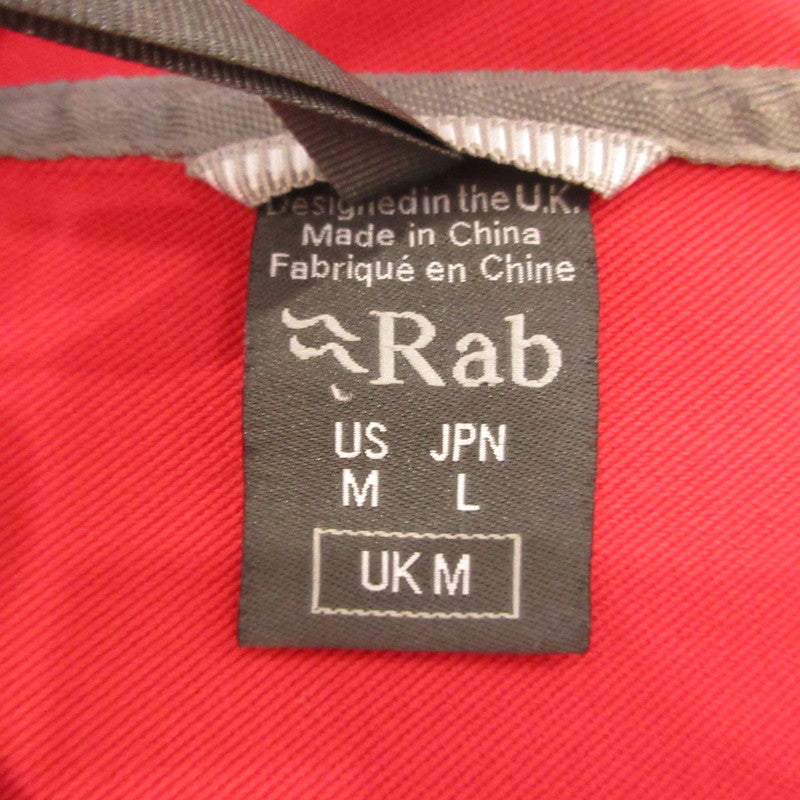 【中古】Rab | ラブ EXODUS JACKET マウンテンパーカー QFS-70 レッド サイズ:L
