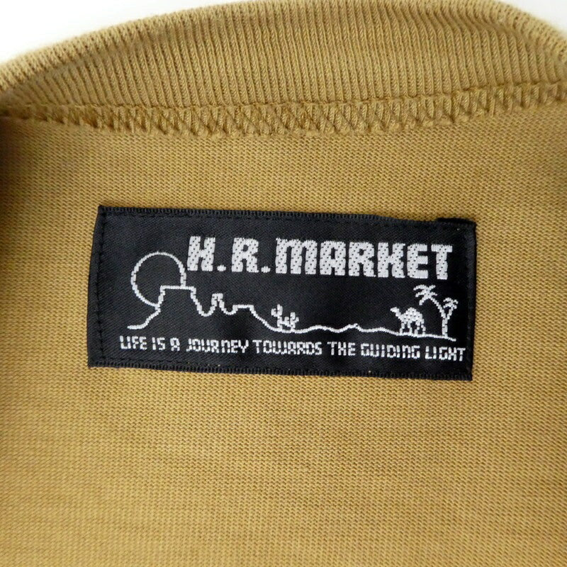 【中古】HOLLYWOOD RANCH MARKET | ハリウッドランチマーケット 半袖Tシャツ ベージュ