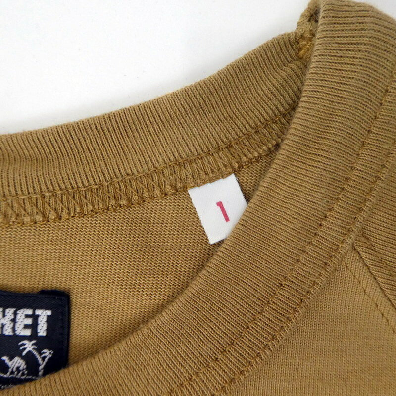 【中古】HOLLYWOOD RANCH MARKET | ハリウッドランチマーケット 半袖Tシャツ ベージュ
