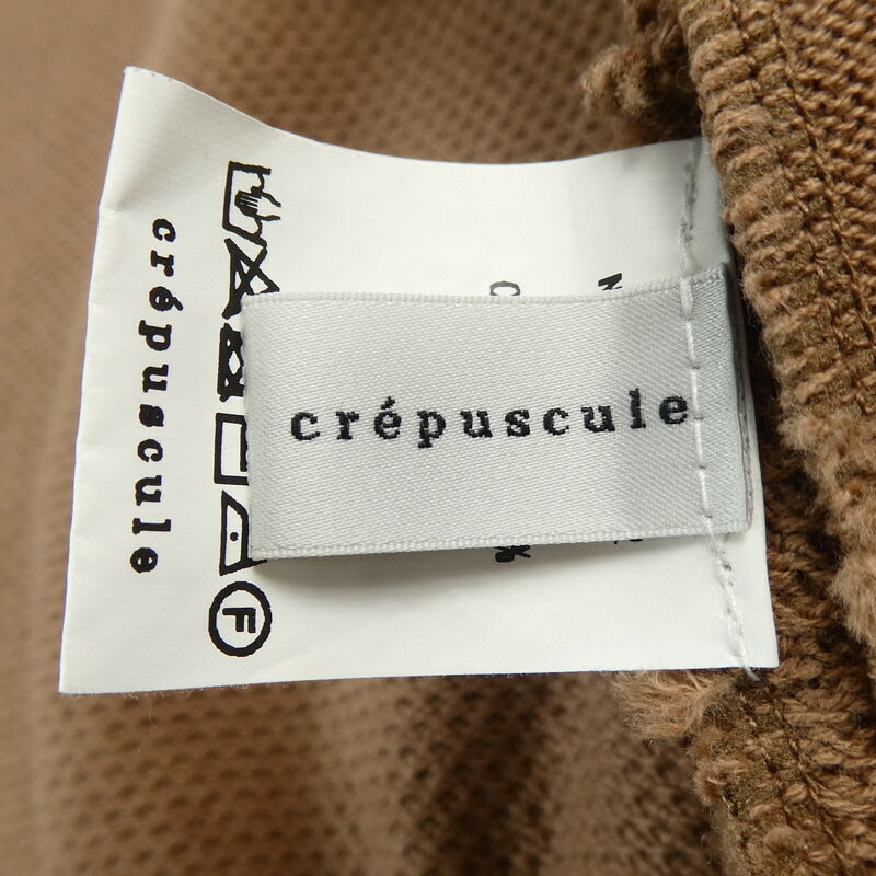 【中古】crepuscule | クレプスキュール カーディガン ブラウン