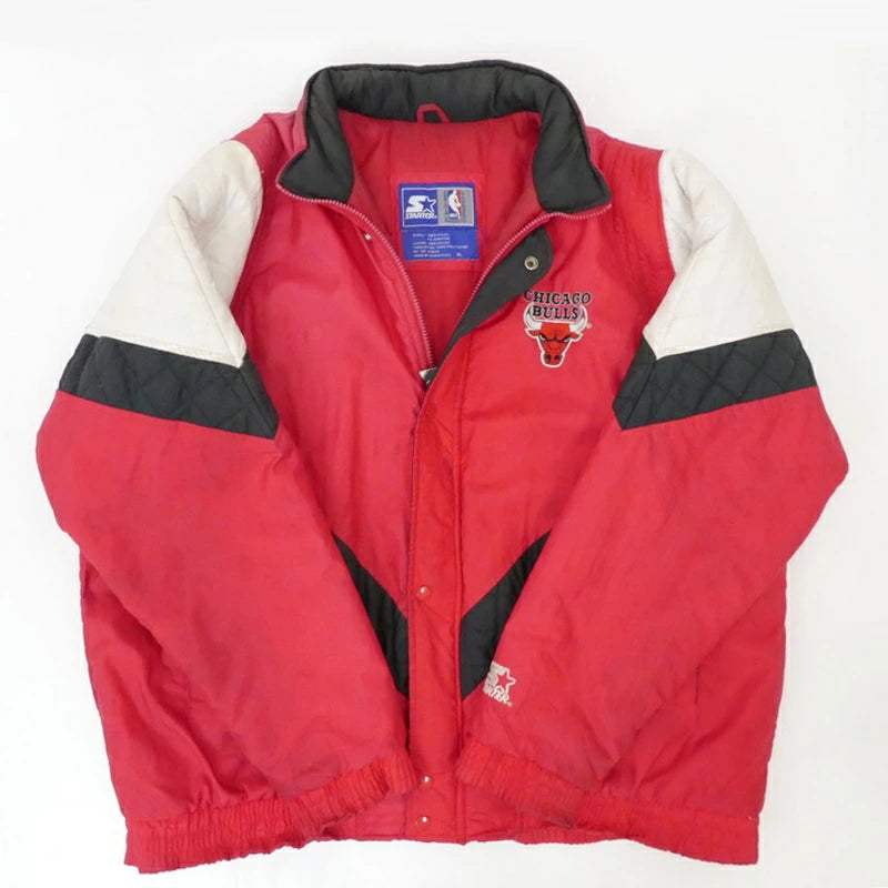 【中古】STARTER | スターター 中綿ジャケット 90S レッド