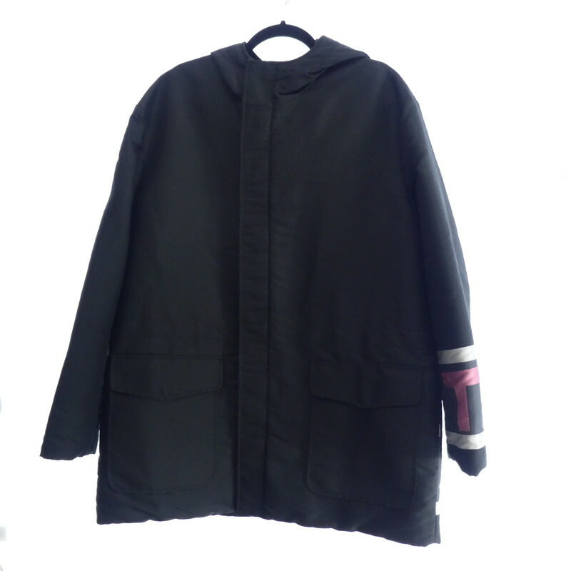 【中古】FENDI | フェンディ リバーシブルフーデッドジャケット その他アウター FW0901 92X ブラック サイズ:50