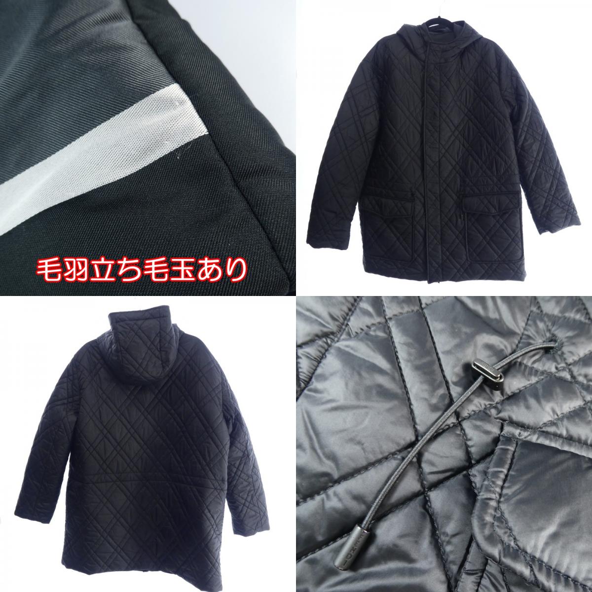 【中古】FENDI | フェンディ リバーシブルフーデッドジャケット その他アウター FW0901 92X ブラック サイズ:50