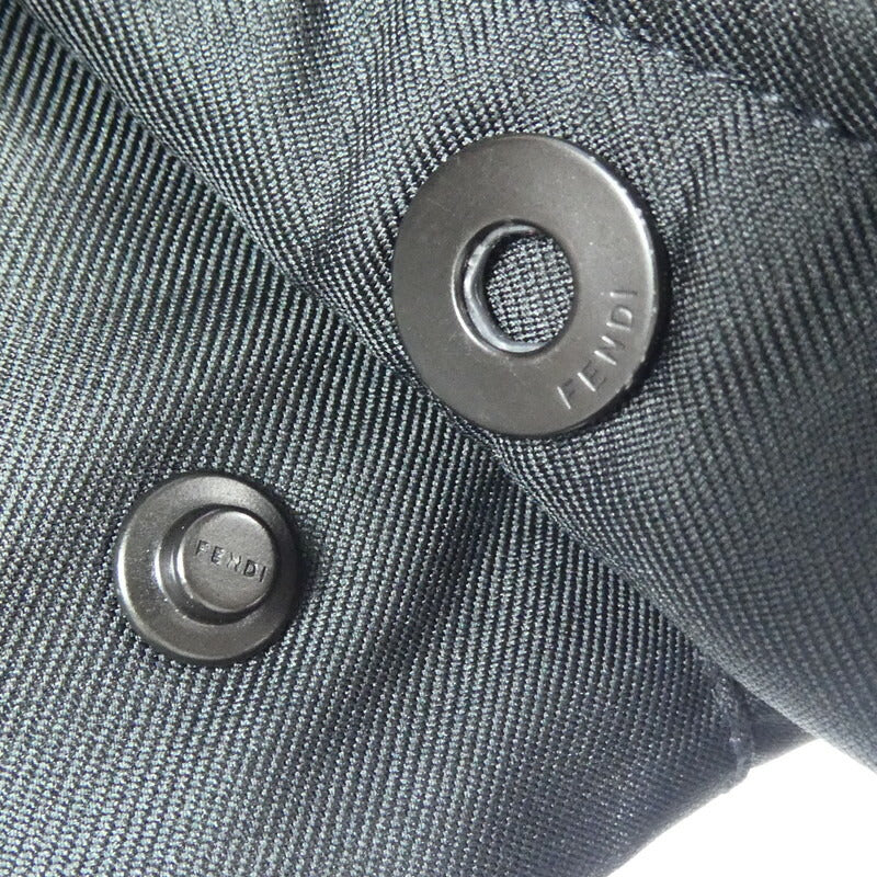 【中古】FENDI | フェンディ リバーシブルフーデッドジャケット その他アウター FW0901 92X ブラック サイズ:50