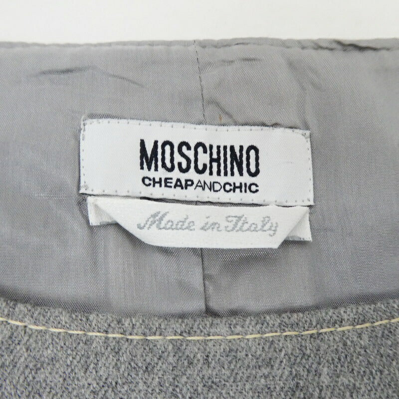 【中古】MOSCHINO | モスキーノ ワンピース グレー