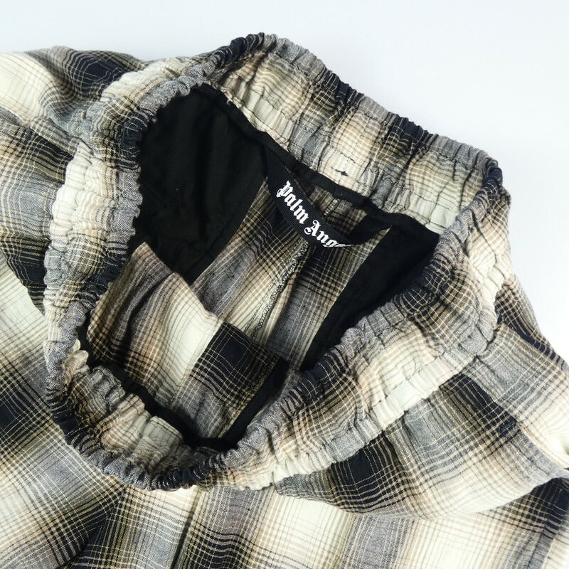 【中古】Palm Angels | パームエンジェルス Bleached Plaid Track Pants パンツ PMCG002S21FAB001 サイズ:46