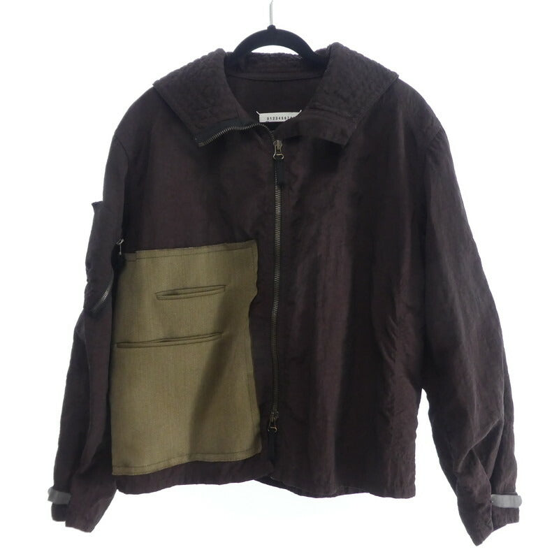 【中古】Maison Margiela | メゾンマルジェラ ナイロンジャケット ブラウン