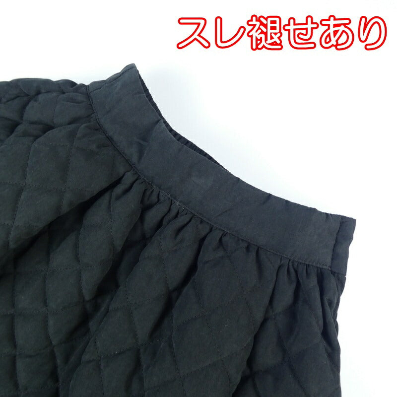 【中古】Darich | ダーリッチ キルティングフレアミニスカート スカート 112242006 ブラック サイズ:L