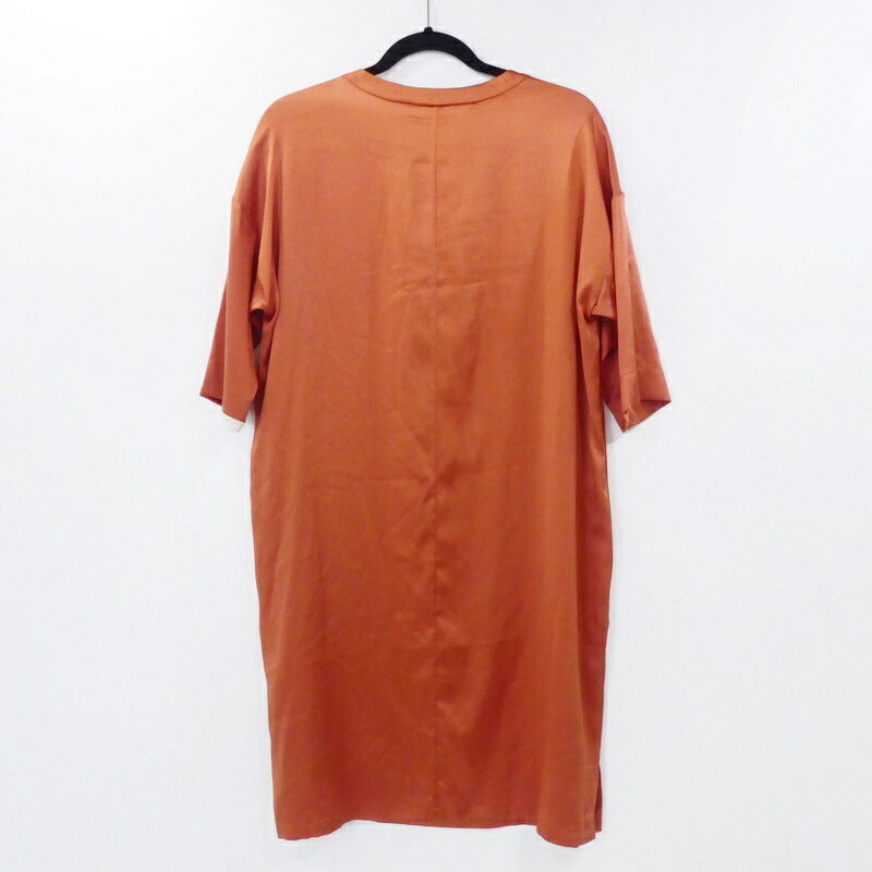 【中古】MAX MARA | マックスマーラ SILK MID-LENGTH DRESS ワンピース 92211821 オレンジ サイズ:40