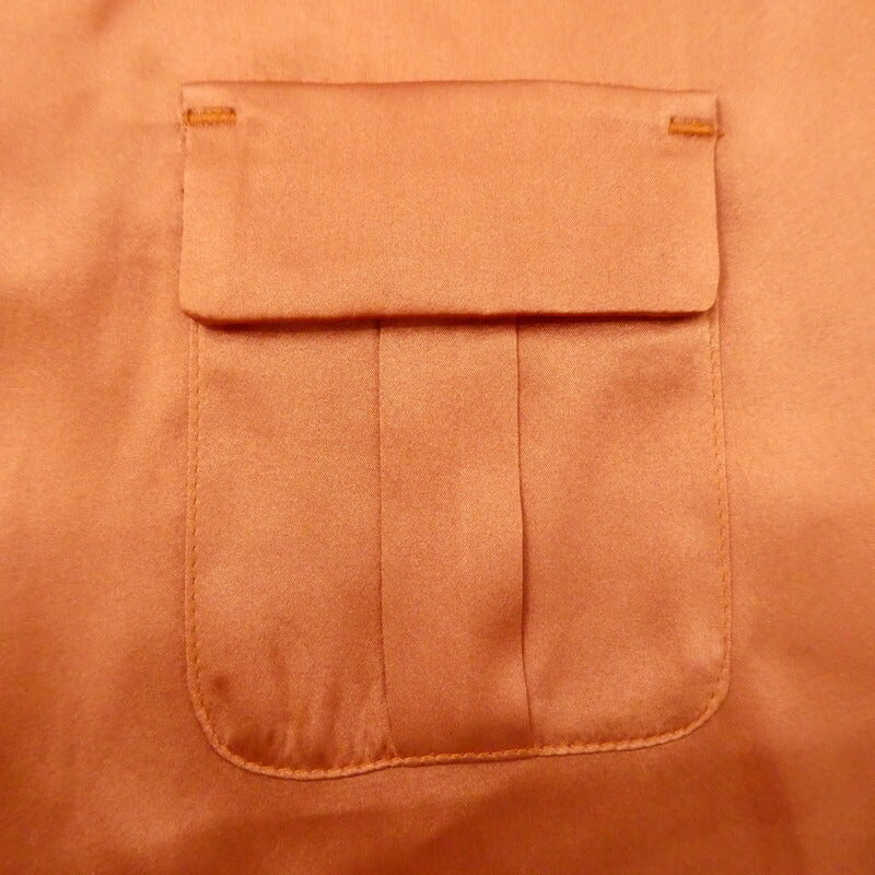 【中古】MAX MARA | マックスマーラ SILK MID-LENGTH DRESS ワンピース 92211821 オレンジ サイズ:40