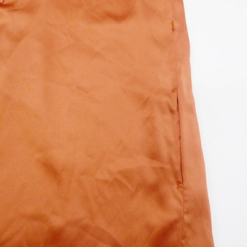 【中古】MAX MARA | マックスマーラ SILK MID-LENGTH DRESS ワンピース 92211821 オレンジ サイズ:40