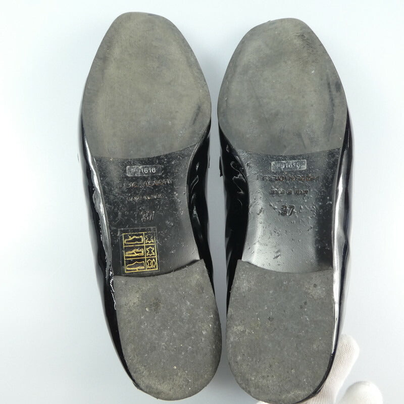 【中古】FABIO RUSCONI | ファビオルスコーニ ローファー (37)24cm ブラック