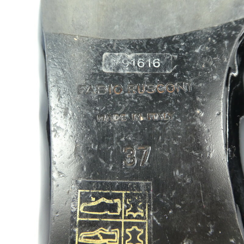【中古】FABIO RUSCONI | ファビオルスコーニ ローファー (37)24cm ブラック