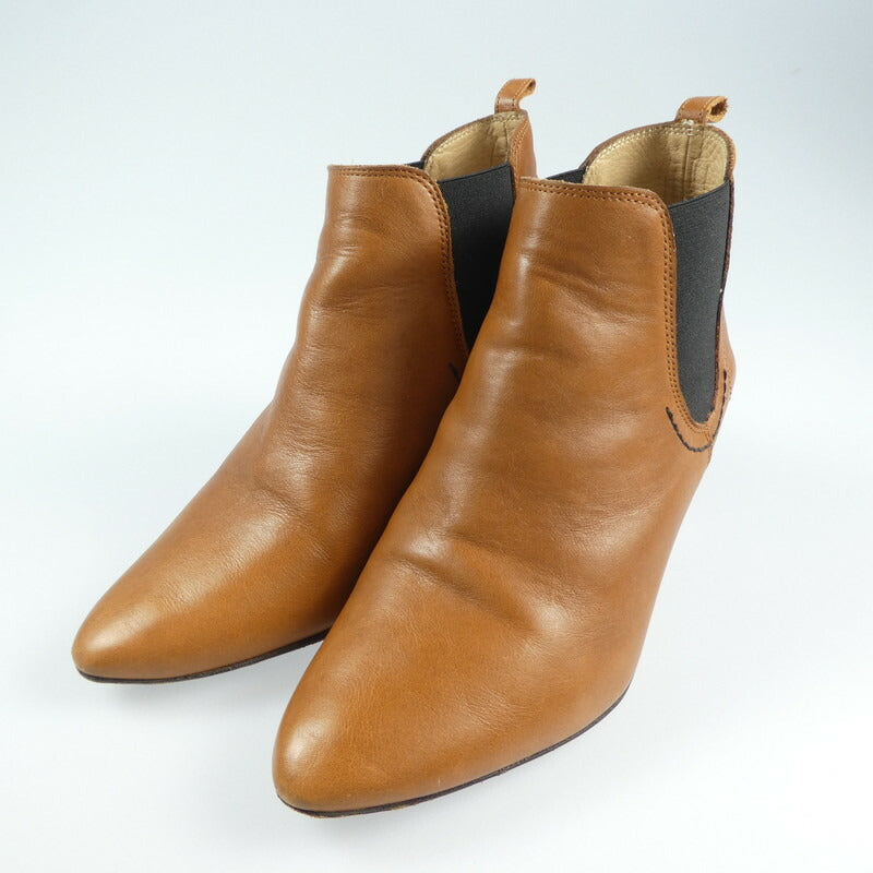 【中古】 ブーツ (37 1/2)cm ブラウン