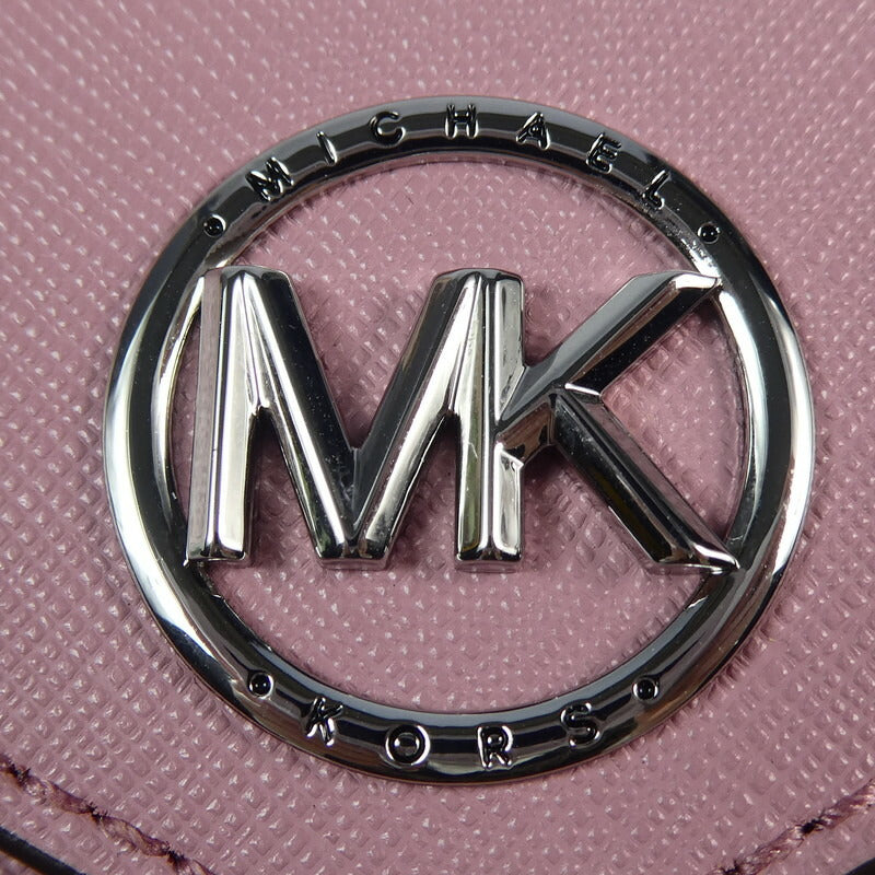 【中古】Michael Kors | マイケルコース GREENWICH エンベロープ トライフォールド 三つ折り財布 32S2SNME6L ピンク