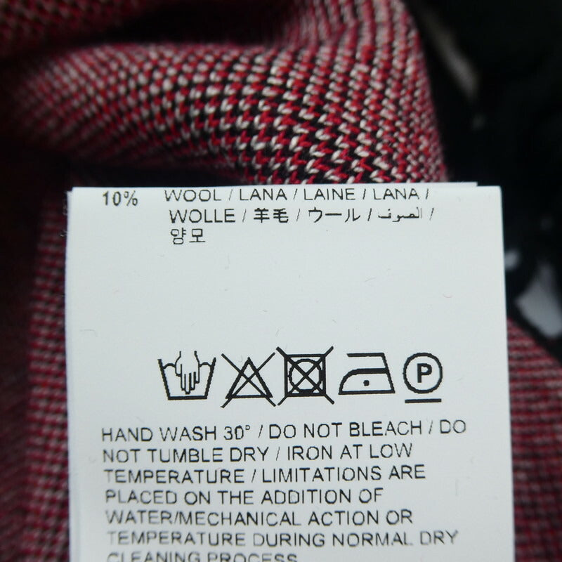 【中古】OFF-WHITE | オフホワイト BATS SCARF MUFFLER マフラー ブラック