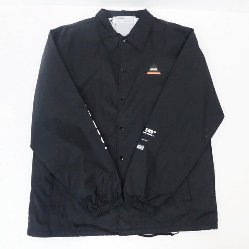 【中古】LEGENDA | レジェンダ Adam & Eva Nylon Coach Jacket その他アウター LEJ218 ブラック サイズ:S