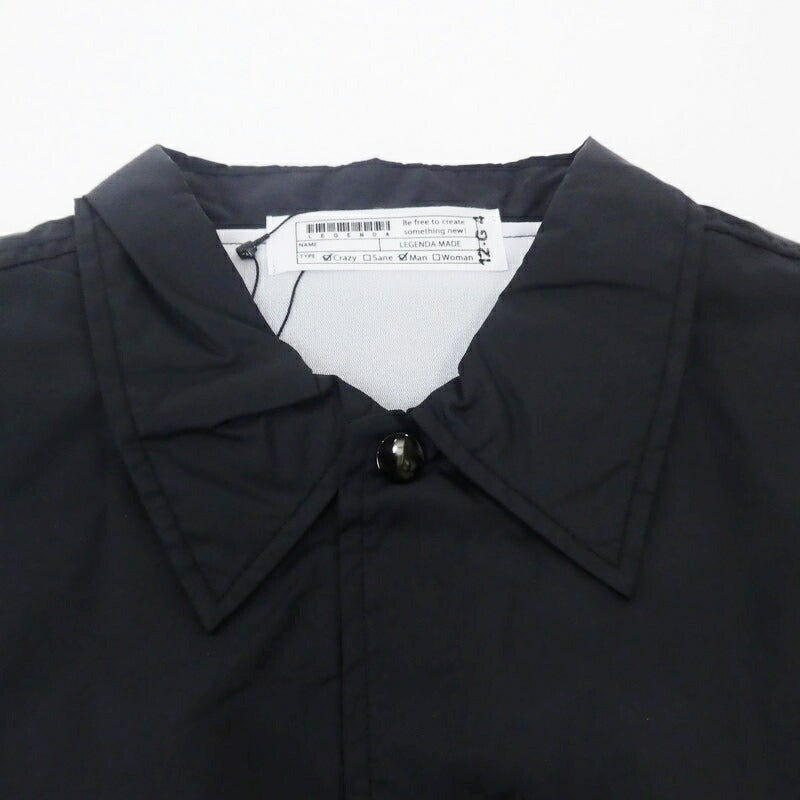【中古】LEGENDA | レジェンダ Adam & Eva Nylon Coach Jacket その他アウター LEJ218 ブラック サイズ:S