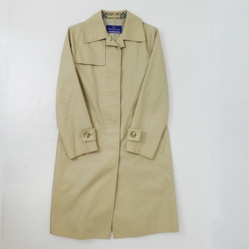 【中古】BURBERRY BLUE LABEL | バーバリーブルーレーベル ステンカラーコート ベージュ