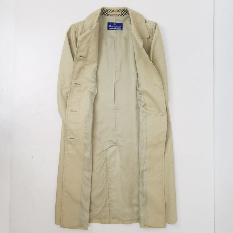 【中古】BURBERRY BLUE LABEL | バーバリーブルーレーベル ステンカラーコート ベージュ