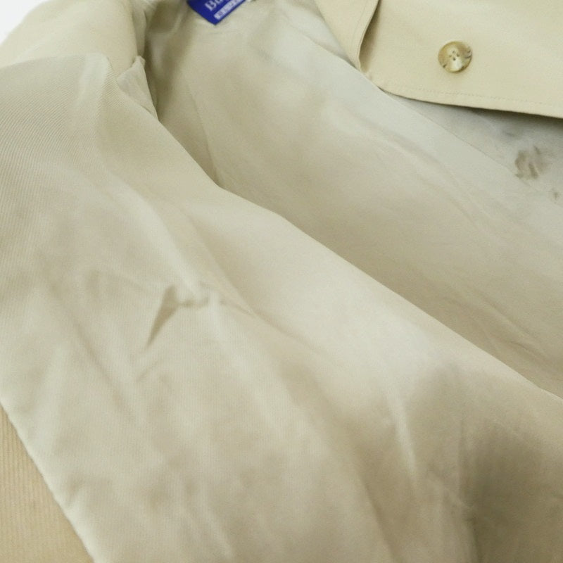 【中古】BURBERRY BLUE LABEL | バーバリーブルーレーベル ステンカラーコート ベージュ