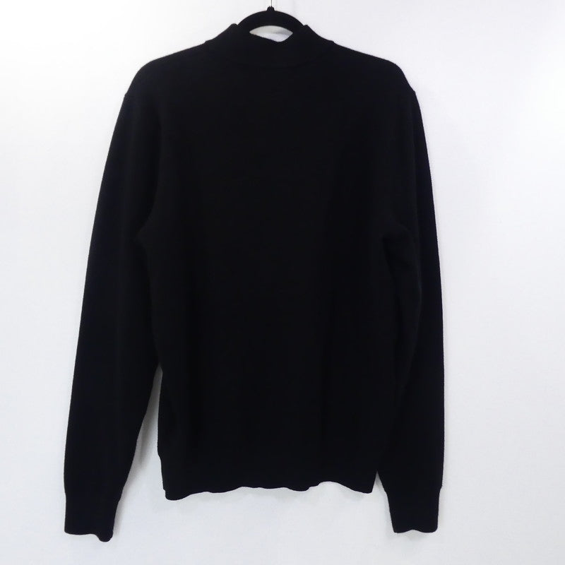 【中古】AKM(志風音) | エーケーエムシフォン LOGO HIGH NECK KNIT スウェット LAK-22001-BK90 ブラック サイズ:XL