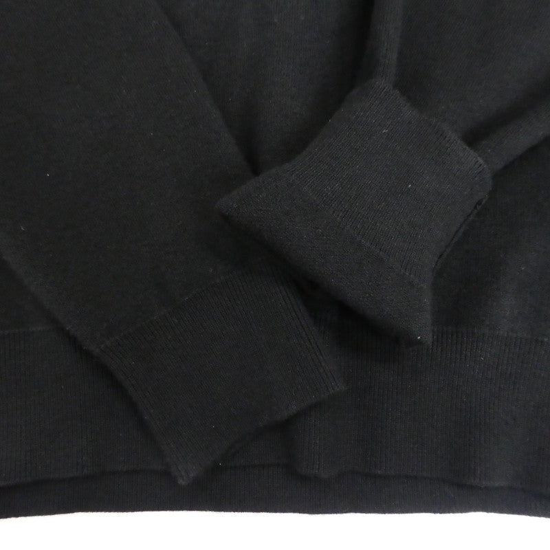 【中古】AKM(志風音) | エーケーエムシフォン LOGO HIGH NECK KNIT スウェット LAK-22001-BK90 ブラック サイズ:XL