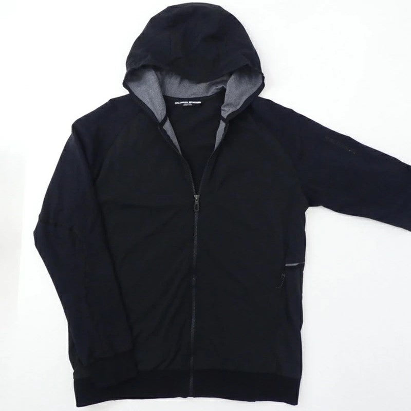【中古】SALOMON | サロモン RUNLIFE HOODIE ナイロンジャケット LC2027000 ブラック サイズ:L