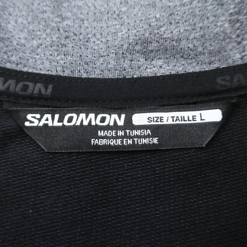 【中古】SALOMON | サロモン RUNLIFE HOODIE ナイロンジャケット LC2027000 ブラック サイズ:L