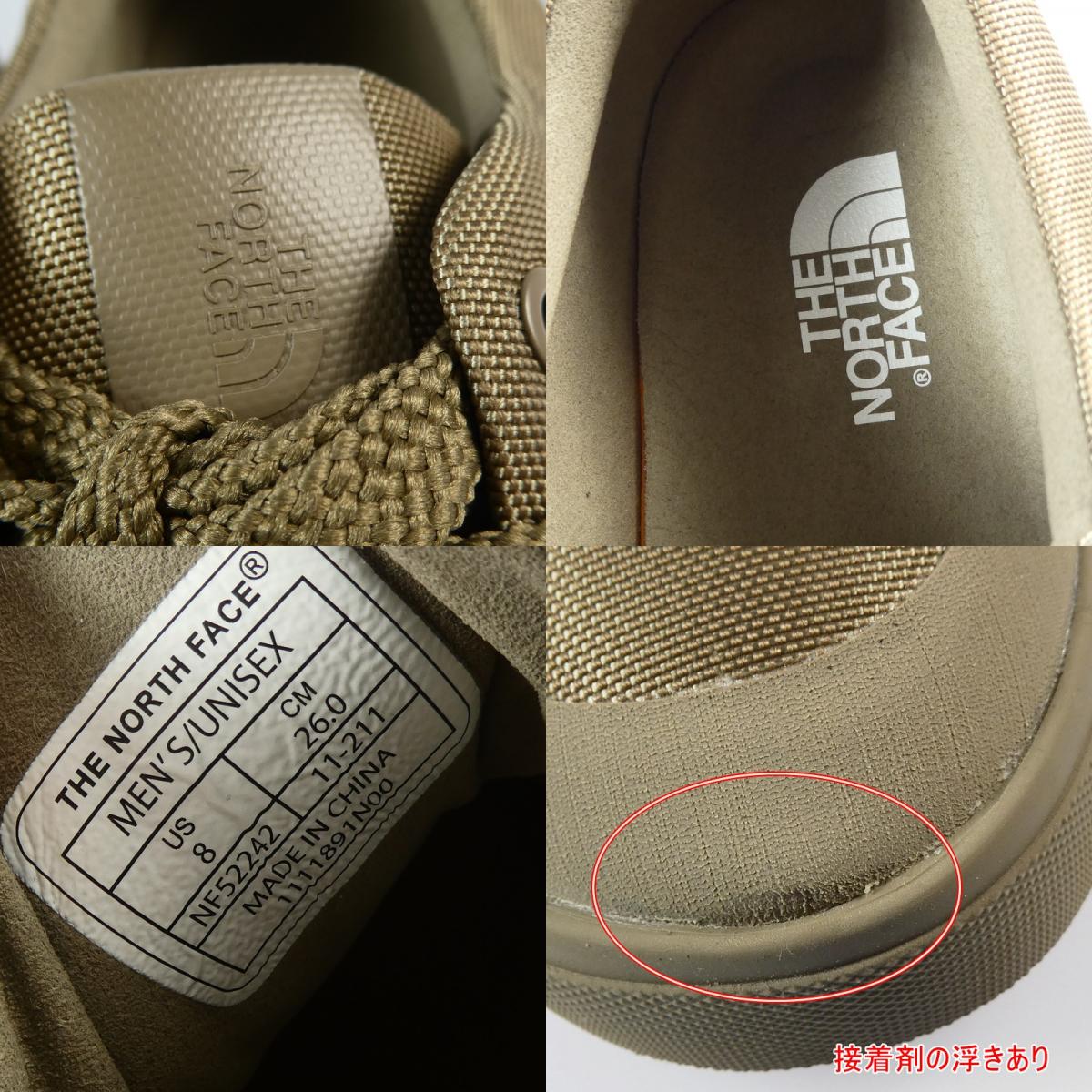 【中古】THE NORTH FACE | ザ・ノースフェイス SHUTTLE LACE WP スニーカー NF52242 26.0cm